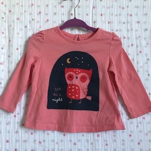 Baby Gap Girl’s Owl Shirt